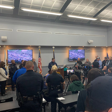 Governor Photo Post Tornado 2021